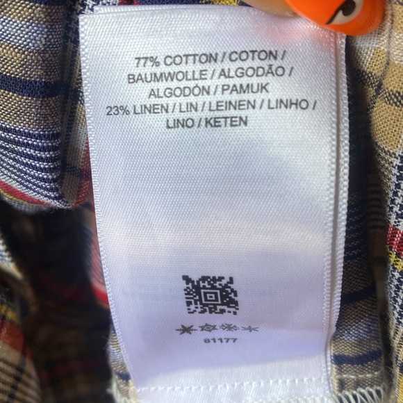 Fred Perry | Tartan Linen blend Shirt Dress - Picture 6 of 8